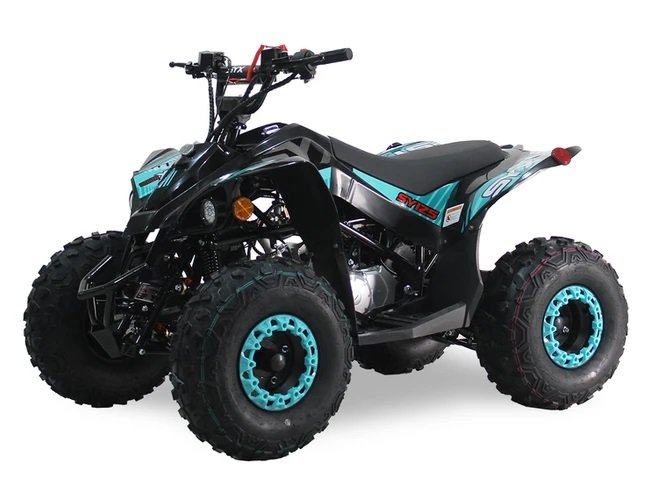 SYX 125cc Kids Sport ATV, 3-Speed Semi-automatic with Reverse, Ages 9-12