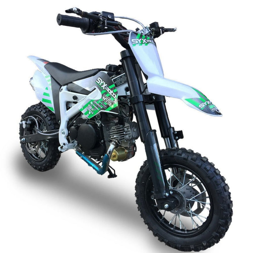 SYX Moto 60cc Kids Dirt Bike, Automatic Shifting, Electric Start, Ages 8 and up