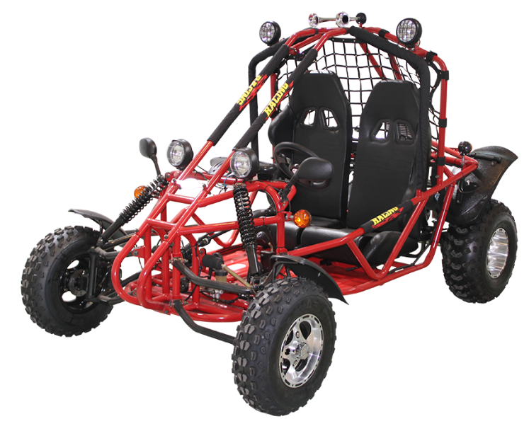 Spider 200 DLX Buggy Go Kart, Electric Start, Automatic with Reverse, 10-inch Alloy Wheels, Ages 16 and up - Image 2