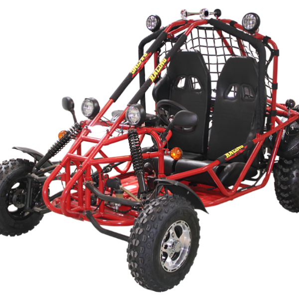 Spider 300 DLX EFI Buggy Go Kart, Electic Start, Automatic with Reverse, 10-inch Alloy Wheels, Ages 16 and up