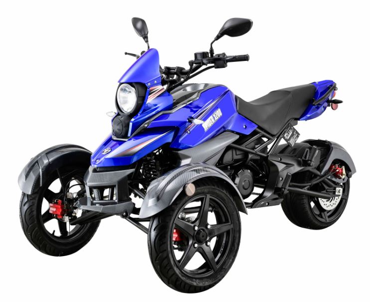 Spider X200 Trike, 3-Wheel Motorcycle, Automatic with Reverse - Image 4