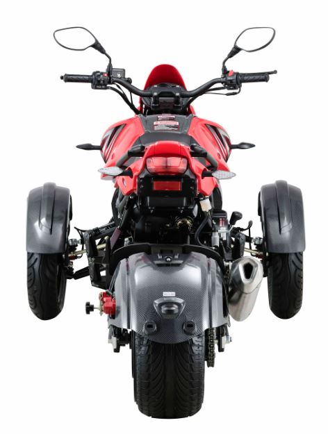 Spider X200 Trike, 3-Wheel Motorcycle, Automatic with Reverse - Image 6