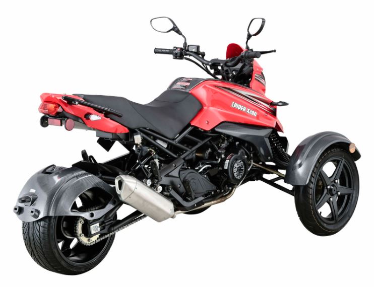 Spider X200 Trike, 3-Wheel Motorcycle, Automatic with Reverse - Image 7