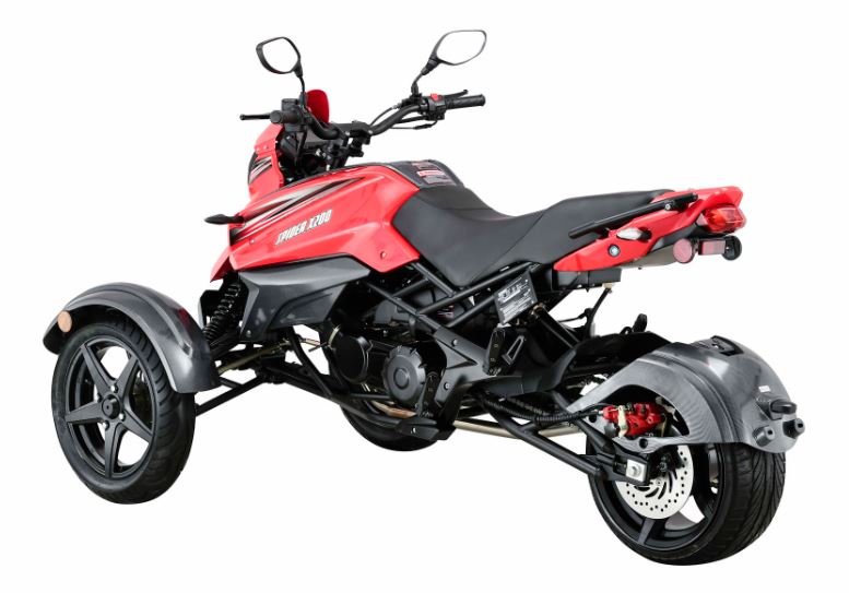 Spider X200 Trike, 3-Wheel Motorcycle, Automatic with Reverse - Image 8