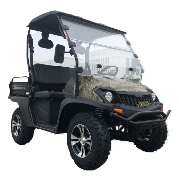 TrailMaster Taurus 200U Gas UTV High/Low Gear-Golf Cart Style UTV, Alloy Wheels