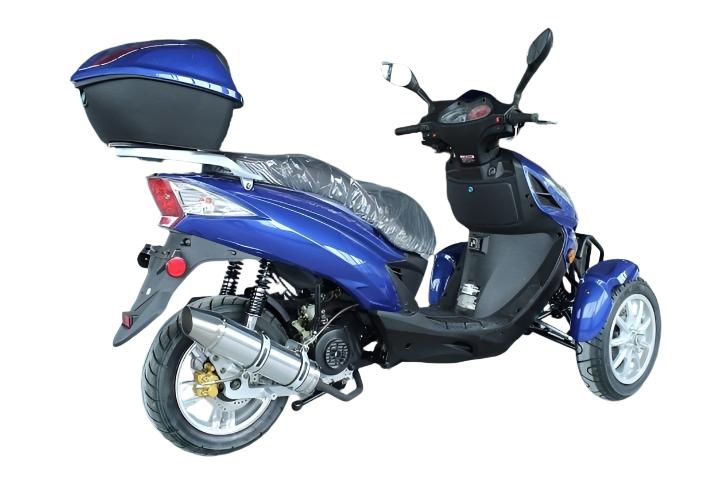 Topstar 200 Trike, 3-Wheel Motorcycle, Automatic Shifting, Trunk, 12-inch Wheels - Image 5