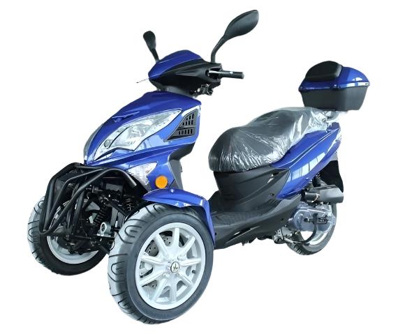 Topstar 200 Trike, 3-Wheel Motorcycle, Automatic Shifting, Trunk, 12-inch Wheels - Image 8