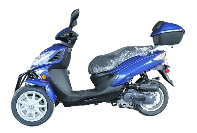 Topstar 200 Trike, 3-Wheel Motorcycle, Automatic Shifting, Trunk, 12-inch Wheels - Image 10