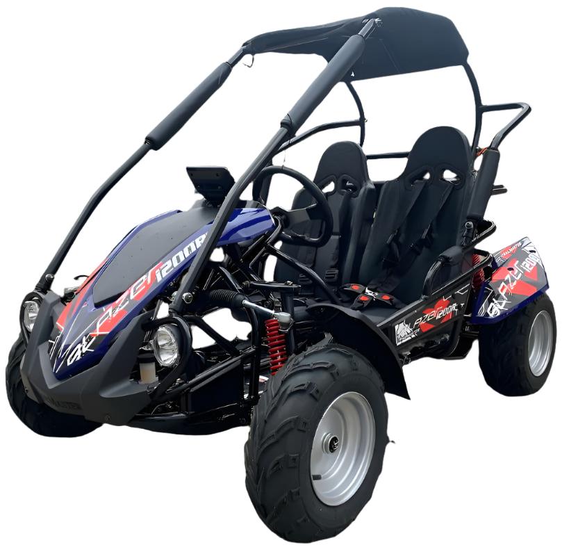 TrailMaster Blazer i200R Electric Go Kart, 48V Lithium, Ages 7-12