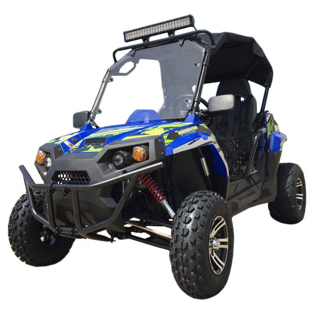 TrailMaster Challenger 200EX EFI UTV Deluxe, Windshield, Push Bar, Alloy Wheels, Light Bar - Image 2