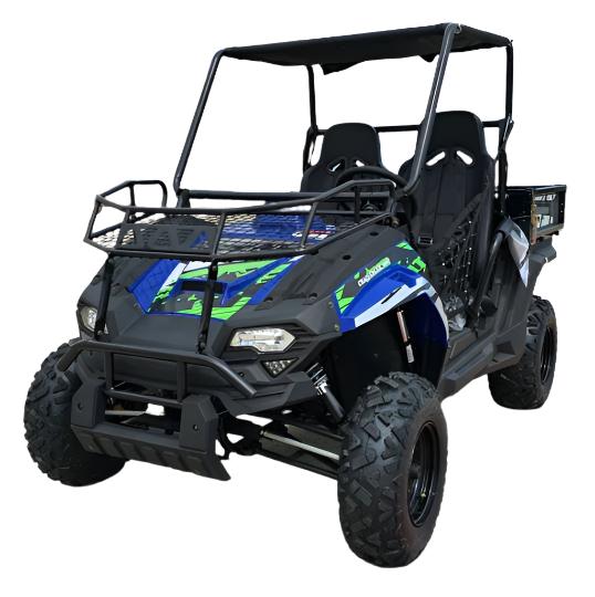 TrailMaster Challenger 200U UTV Side-by-Side, Front Cargo Rack, Rear Dump Bed - Image 2