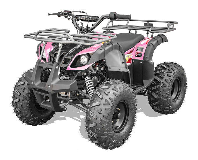TrailMaster T125U Rancher 125cc ATV, Automatic with Reverse, Front Bumper, Front Rack, Rear Rack, Ages 9-12