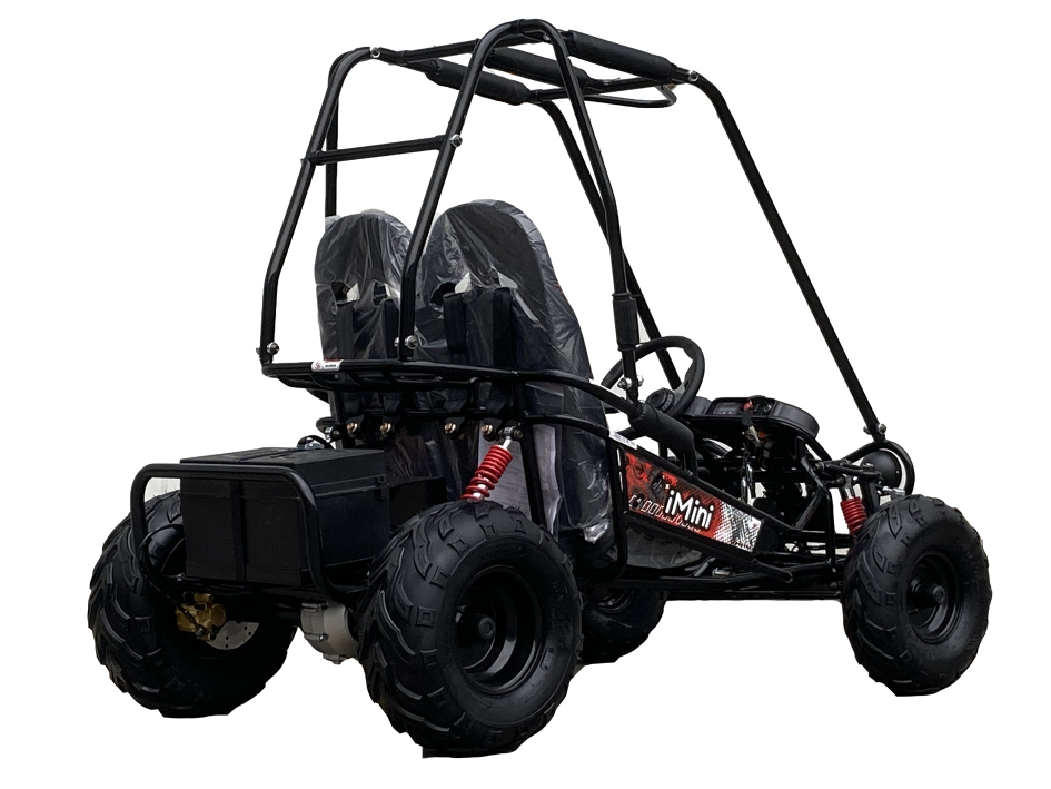 TrailMaster iMini Kids Electric Go Kart, Reverse, 48v, 2-speed settings, Kids Ages 4-9 - Image 4