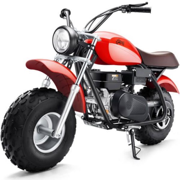 Trailcross Gas Powered Mini Bike, 7.5hp 4-Stroke, LED Headlight