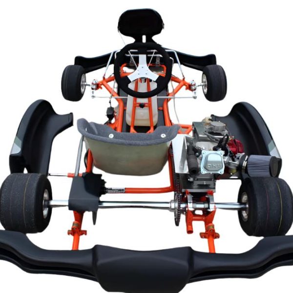 VS1 Adult Racing Go Kart, 196cc Clone Engine, Chrome Moly Steel Frame