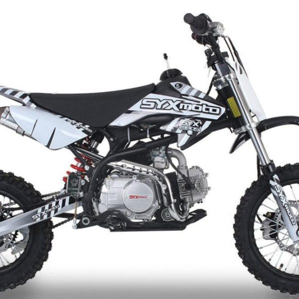 SYX Moto Roost 125cc Pit Bike, Electric Start, Automatic Shifting, (14/12) Wheels, Ages 12 and up